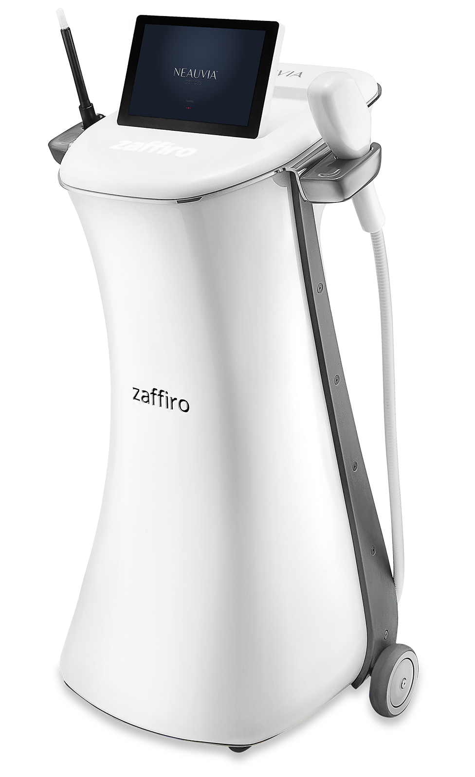 ZAFFIRO è un dispositivo medico innovativo che combina idro-esfoliazione e termo-lifting a infrarossi per illuminare e rassodare la pelle